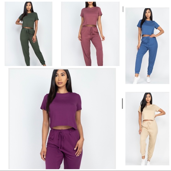 Capella Pants - Brand New Women’s Two Piece Solid Sets